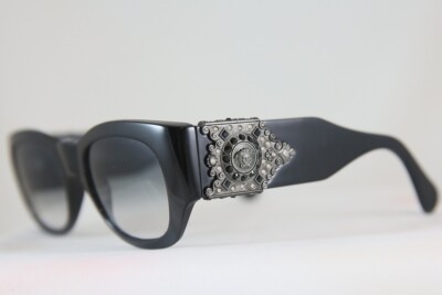 VINTAGE USED GIANNI VERSACE 413/H COL852 SUNGLASSES MADE IN ITALY 