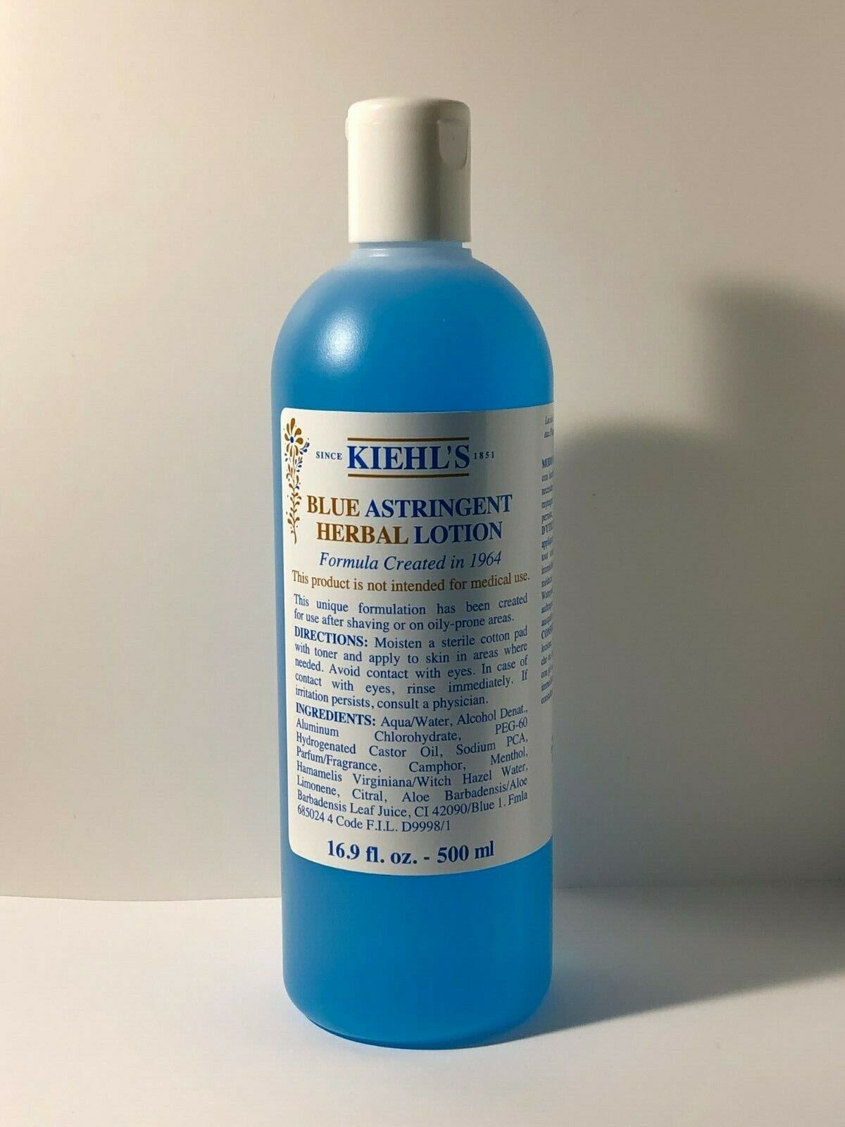 Kiehl's Blue Astringent Herbal Lotion