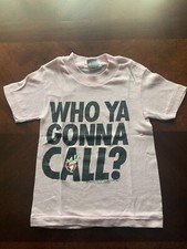 Vintage Ghostbuster Shirt All Over Print Single Stitch 1984 Youth Tee Pink