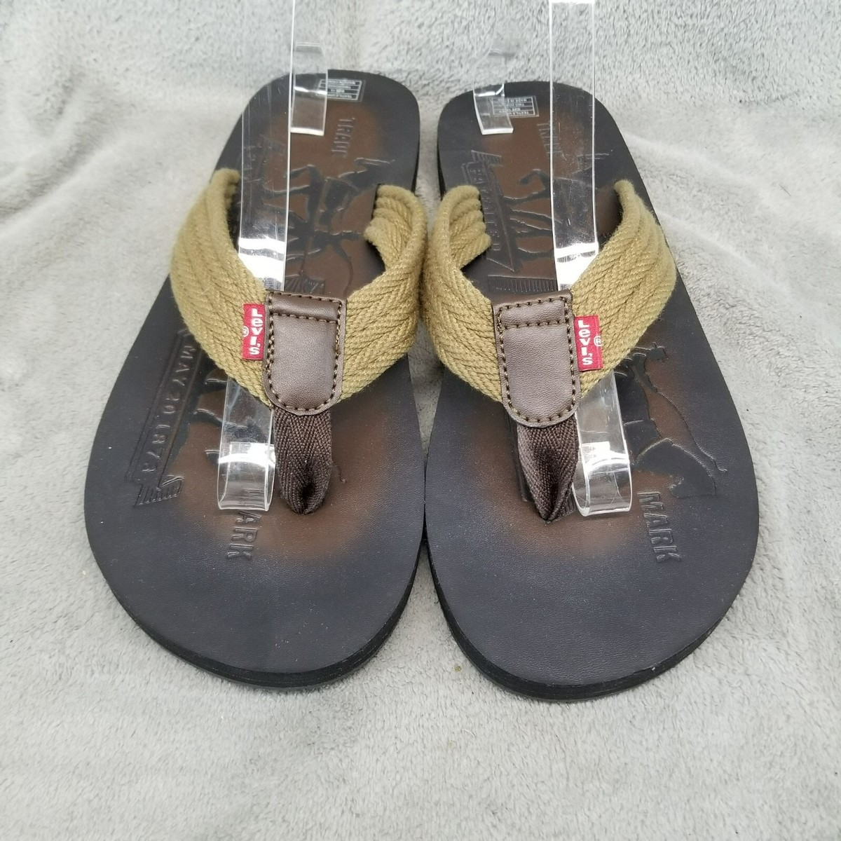 ✨Levis Mens Two Horse Casual Sz 13 Flip Flops✨ Levi main image 3