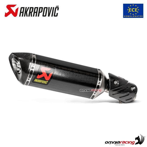 Akrapovic-Auspuff zugelassener Carbonfaser f r Kawasaki ZX6R Ninja