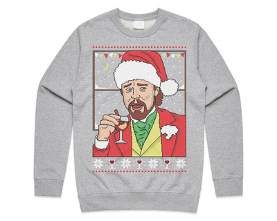 Leonardo DiCaprio Meme Christmas Jumper Sweater Sweatshirt | eBay