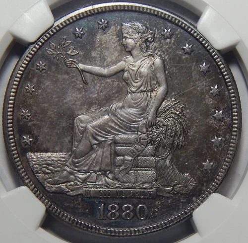 1880 NGC PF65 TRADE DOLLAR - NICE TONING