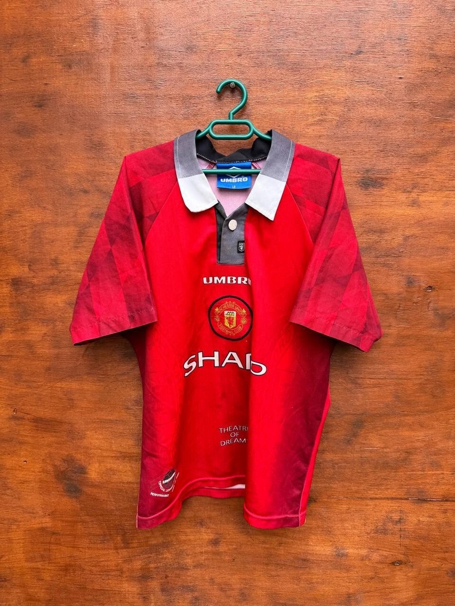 ウェア UMBRO MANCHESTER UNITED1996/1998  MANCHESTER UNITED 1996/1998 HOME FOOTBALL SHIRT UMBRO SIZE L BOYS