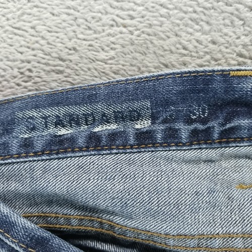 Gap 1969 Jeans Mens 36x30 Blue Standard Selvedge Button Fly Dark Wash Denim - Picture 6 of 12