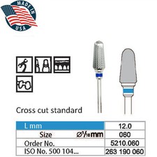 Carbide Cutter HP Drill Bit Dental Large Cone Nail X-Coarse FREE SHIPPING