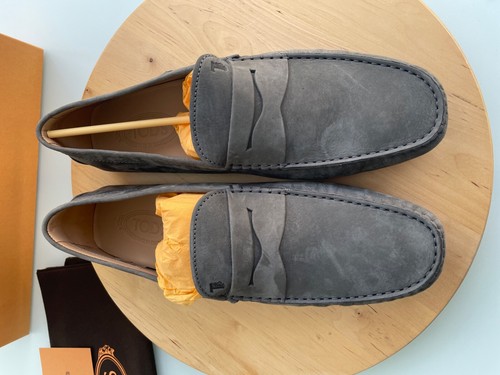 Tod's Men's NEW Mocassino City Gommino XXM0LR0001RE0B408 Suede Loafer Shoe 6.5 - Picture 6 of 8