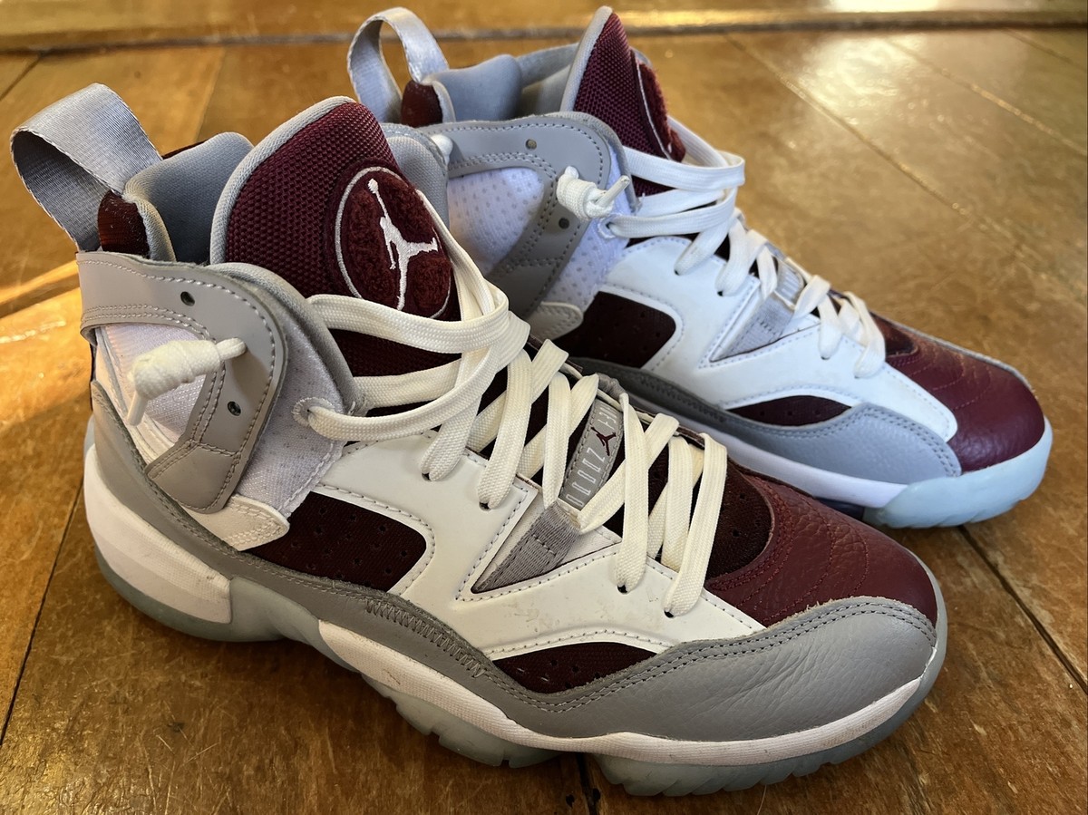 Size 7.5 - Jordan Jumpman Two Trey White Cherrywood Red 2022 Size 7.5 - Jordan Jumpman Two Trey White Cherrywood Red 2022