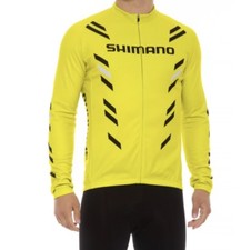 Shimano Thermal Print Road Mountain Bike Cycling Long Sleeves Jersey
