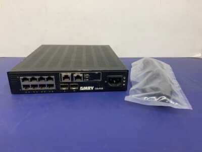 MRV OS-910 Network Switch OS910/AC-1 SFP 8 RJ45 10/100/1000 BASE-T+2 1000FX SFP