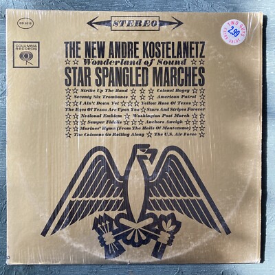 Andre Kostelanetz Star Spangled Marches LP Vinyl CS 8518 In Shrink Wrap