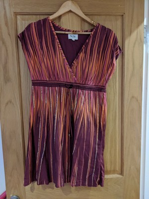 oasis sequin wrap dress