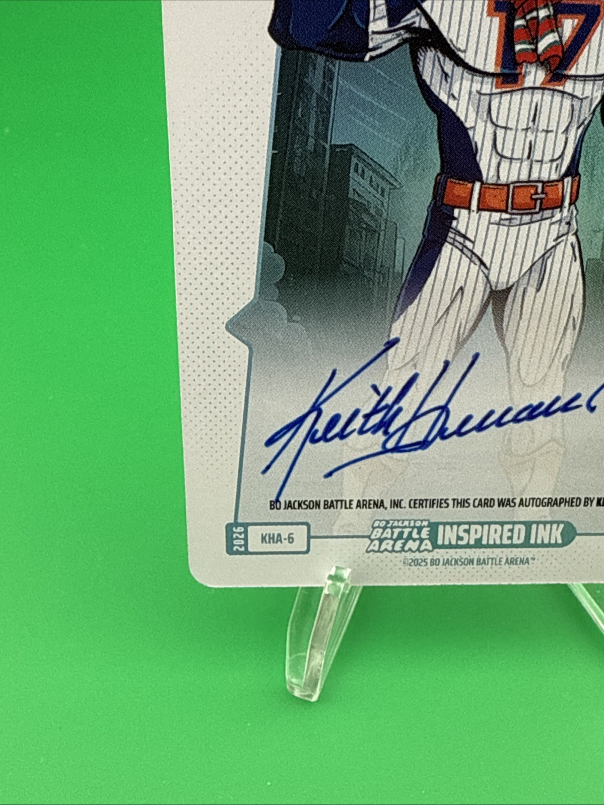2026 Bo Jackson Battle Arena Nice Game Pretty Boy Keith Hernandez Autograph /50