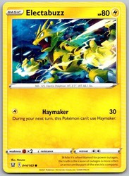 Electabuzz 044/163 Battle Styles Common Pokemon Card