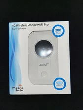 4G LTE Mobile Router Wireless WiFi Pro 300Mbps Hotspot with Super Software