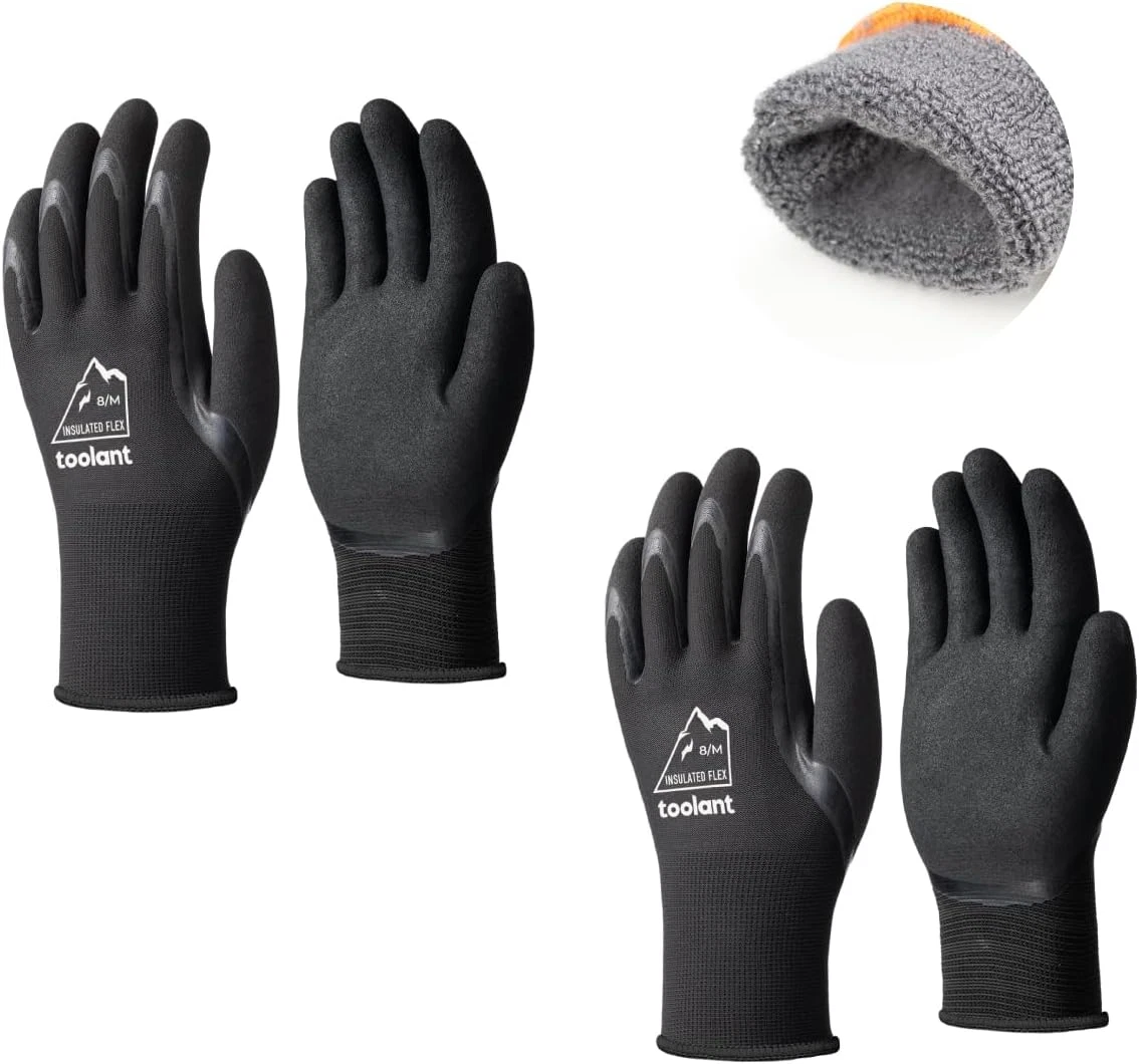 Winter Work Gloves for Men & Women, Freezer Gloves with Super Durable & Grip, In