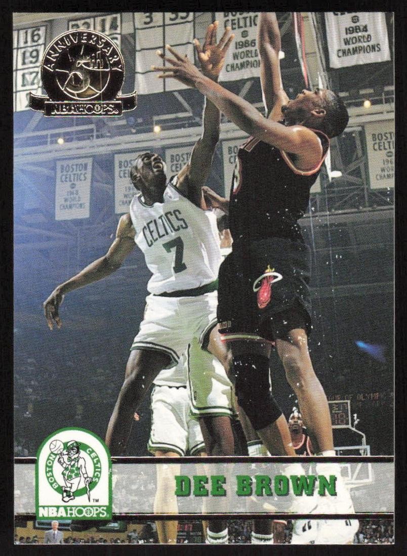 1993-94 Hoops Fifth Anniversary Gold Dee Brown #10 Boston Celtics