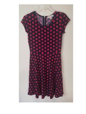 Michael Kors Cap Sleeve Polka Dot Dress XS