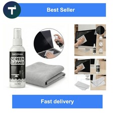 Screen Cleaner Kit with Microfiber Cloth, Streak-Free Spray for Laptop TV