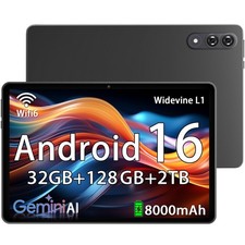 Android 16 Tablet with Gemini AI, 11 Inch Tablets with Octa Core Processor, 3...