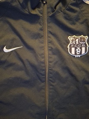 Nike FC Barcelona Trainingsjacke / Track Jacket   Schwarz Grau