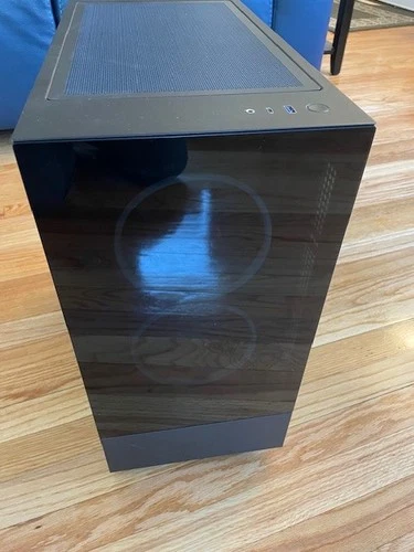 NZXT H5 Elite Mid Tower Case - Black with case fans including extra back fan