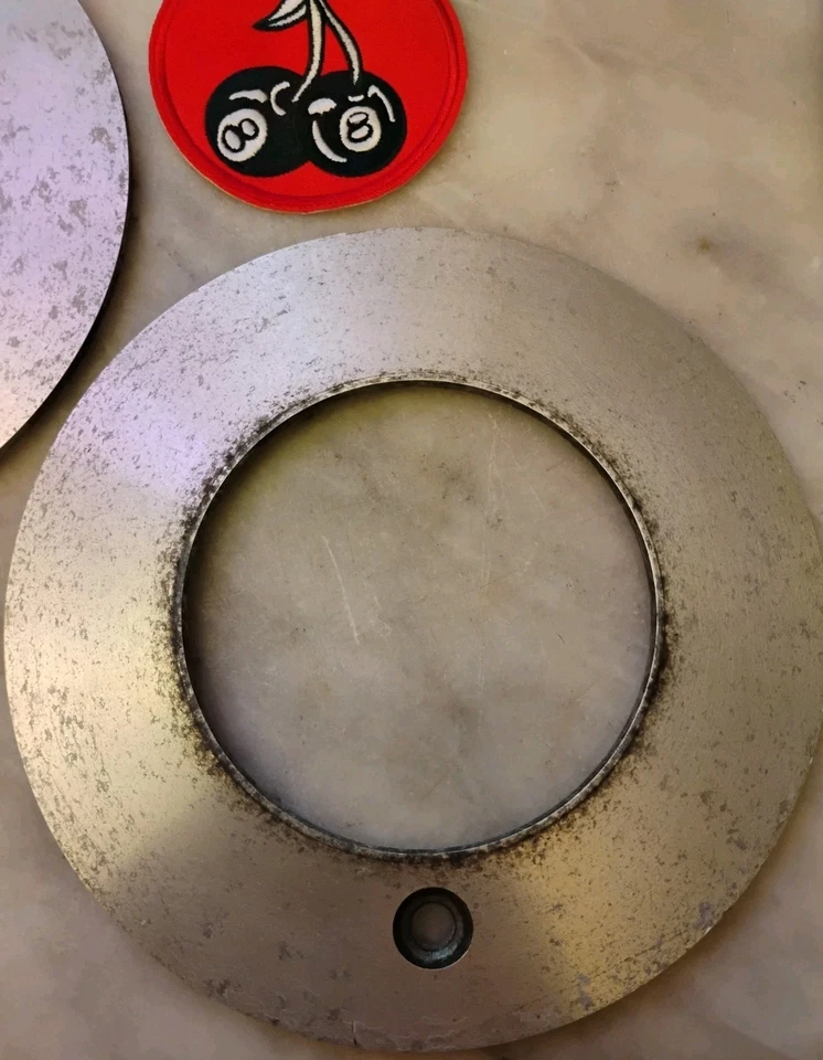 Juego 2 Tapacubos Centrales de Rueda Abiertos Delanteros Prime 7" 4x4 Planos Aluminio Ligeramente Domo. 🎱 Foto 3 de 4