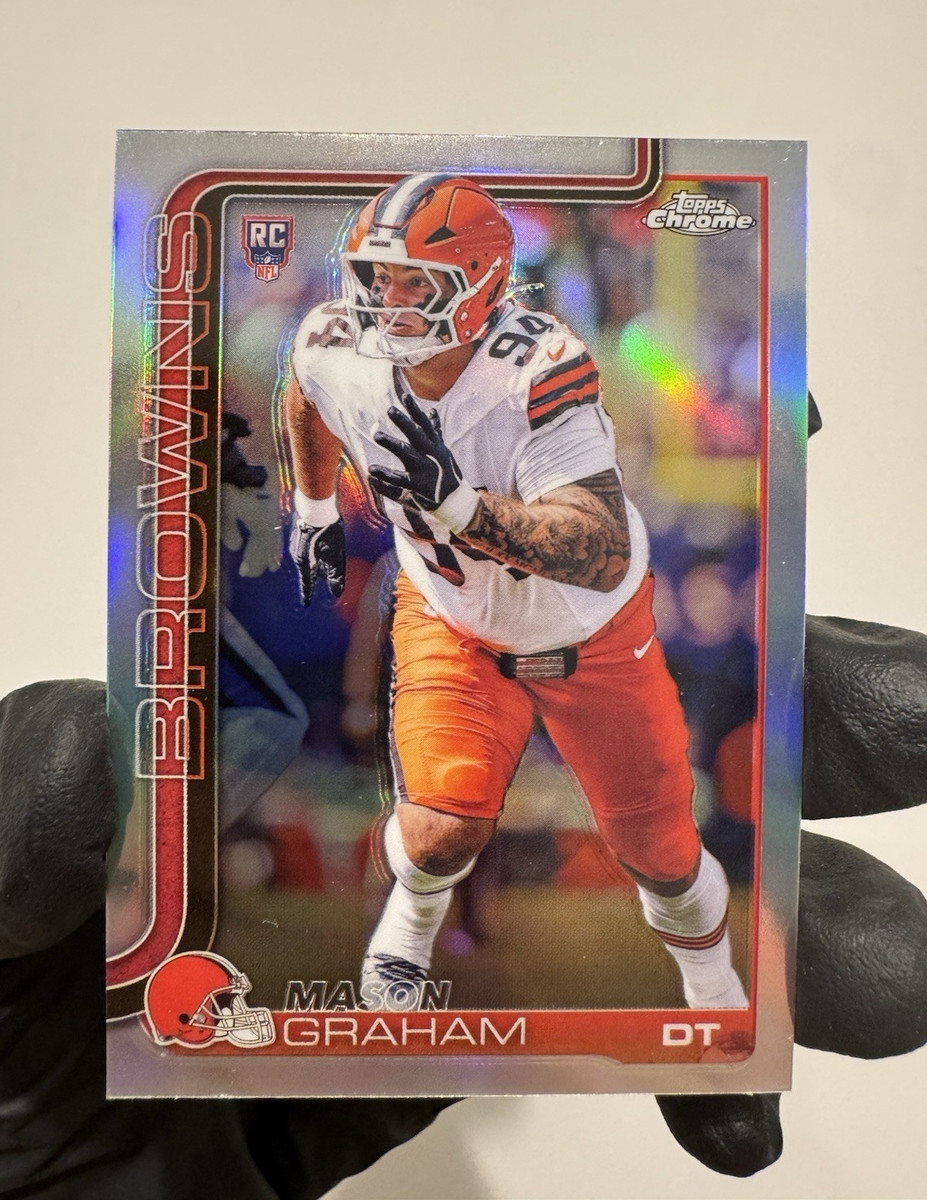 2025 Topps Chrome Mason Graham Rookie Refractor #354 Cleveland