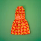 Vintage Barbie 1968 Francie Casey Twiggy Mini Chex Dress Fashion 1209