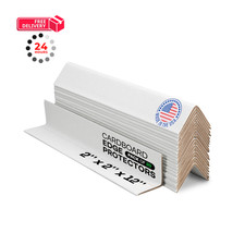 IDL Packaging 2  x x 12  Cardboard Edge Protector Pack 12" Length, White