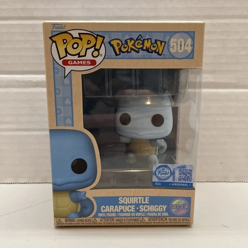 Funko Pop! Pokémon Squirtle #504 Vinyl Figure (Soft Color)