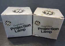 GE EMM/EKS 24V 250W Quartzline Projection Lamp Bulb lot of 2