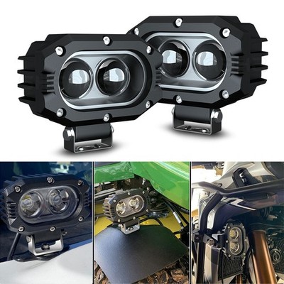 2pcs 4'' Inch LED Work Lights Bar Driving Fog Pods DRL Offroad ATV Truck