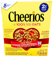 General Mills Cheerios Cereal 40.7 Oz EXP 09/2026