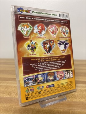 Sonic X: Chaos Emerald Saga - Season 2 (DVD 2008) RARE OOP VGC