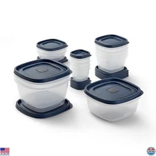 Rubbermaid Easy Find Lids 26-Piece Food Storage Set with Vented Lids - Blue