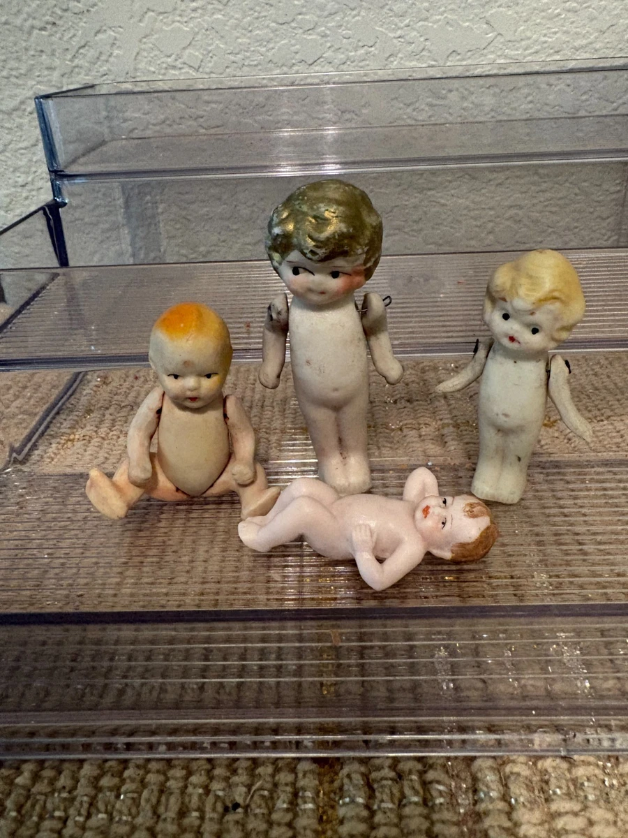Small German Bisque Doll In Antique German Bisque Dolls for sale