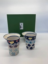 Mutsusori (set of 4 rice bowls and teacups) Arita ware Flor F/S FEDEX