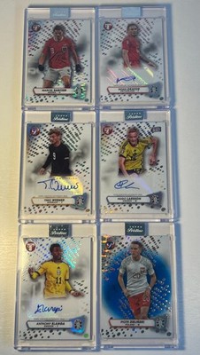 2023 Topps Prestine Soccer World Cup Auto's x5 Sabitzer Werner Larsson Okafor