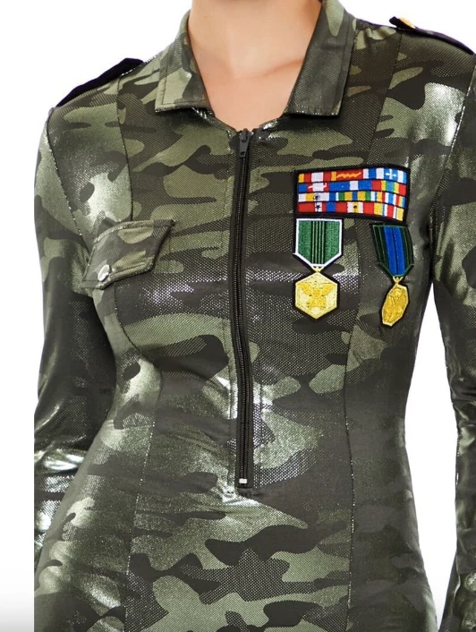 Sexy Disfraz Militar Cadete Ejército Forplay Camuflaje Nuevo con Etiquetas Talla S/M Para Mujer Foto 2 de 4