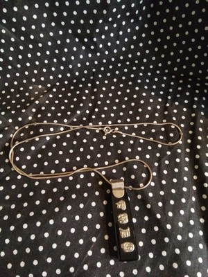 Silber Halskette 925 Italien Schlangenkette. Onyx Anhänger mit Silberakzenten