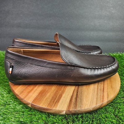 Allen Edmonds Santiago Shoe Mens 12 3E Brown Leather Slip On Driving Loafers