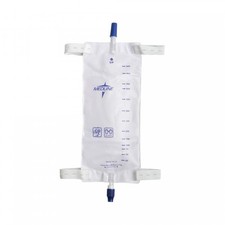 Medline Urinary Leg Bag Comfort Strap Graduated Twist Anti-Reflux Valve 950mL 48