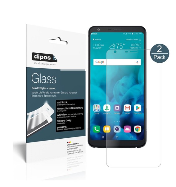 2X Schutzfolie FüR Lg Stylo 4 Matt - Anti-Shock 9H Folie Glass Kunststoffglas-image