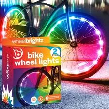 WheelBrightz (2-Pack RGB) LED Bike Wheel Lights Boys Girls Kids Bike Lights f...