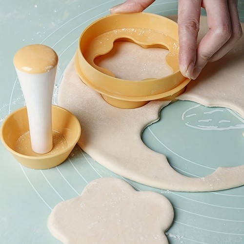 Set di stampi per torta, stampo per biscotti, stampo per torta fai da te, stampo per tazza per torta, stampo per biscotti, 4526 - Foto 4 di 10