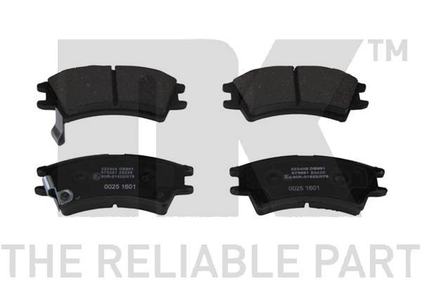Bremsbelagsatz Scheibenbremse NK 223408 FüR Hyundai MX Atos-image