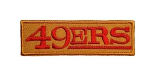 San Francisco Football Embroidered Iron On Patch 1"