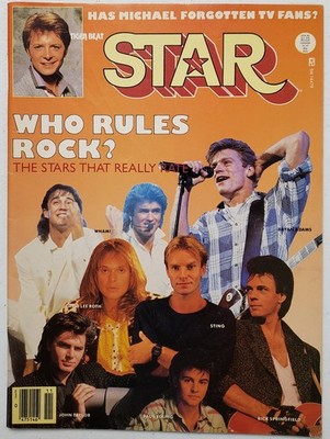 Tiger Beat Star Magazine Nov 1985 Wham!~Sting~Bryan Adams~Michael J. Fox~1980s