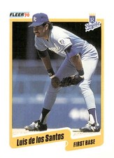 1990 Fleer #105 Luis De Los Santos